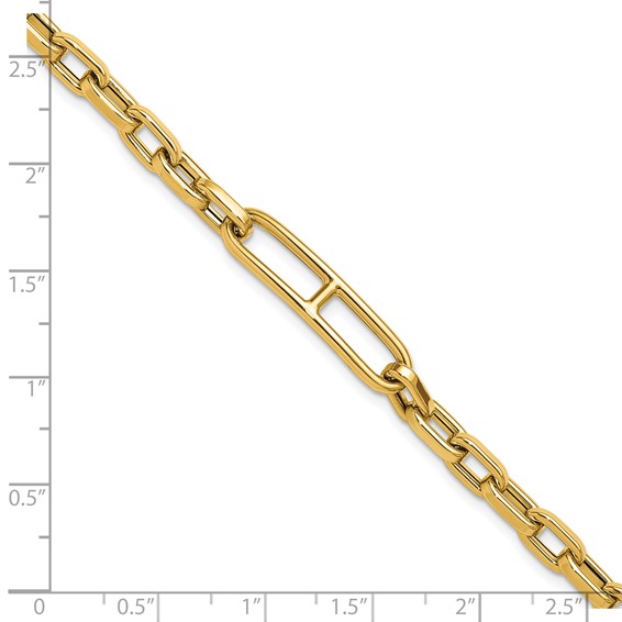 Herco 14K Polished Fancy Link 8 inch Bracelet