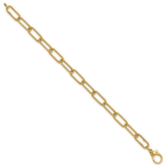 Herco 14K Gold Twist Oval Links 7.0mm