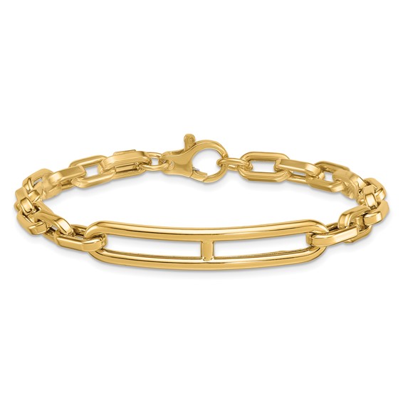 Herco 14K Polished Fancy Link 8 inch Bracelet