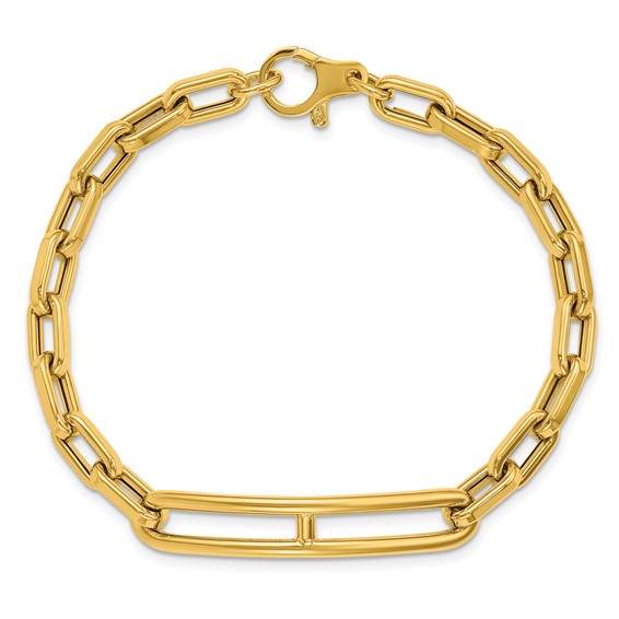 Herco 14K Polished Fancy Link 8 inch Bracelet