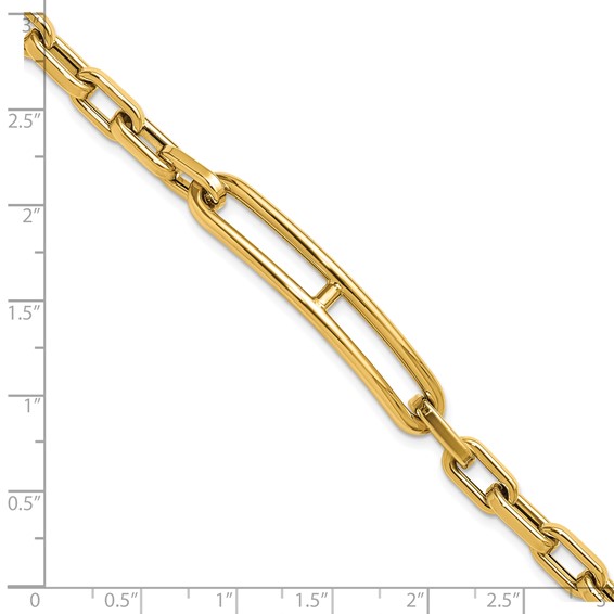Herco 14K Polished Fancy Link 8 inch Bracelet