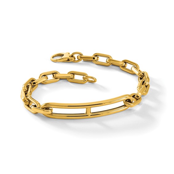 Herco 14K Polished Fancy Link 8 inch Bracelet