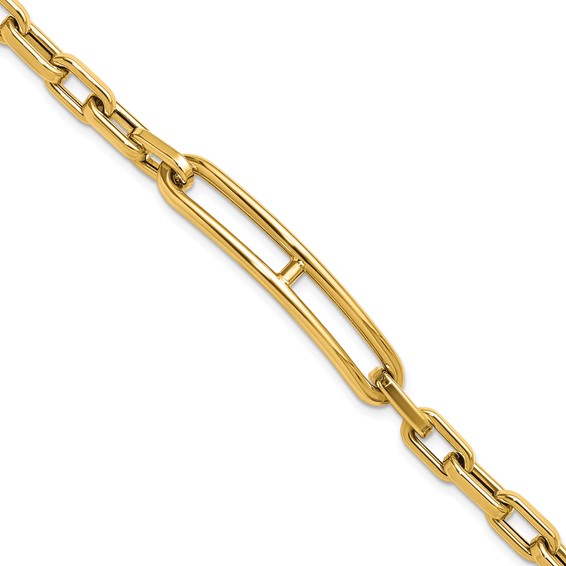 Herco 14K Polished Fancy Link 8 inch Bracelet