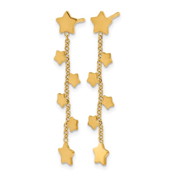 Herco 14K Gold Earrings Stars