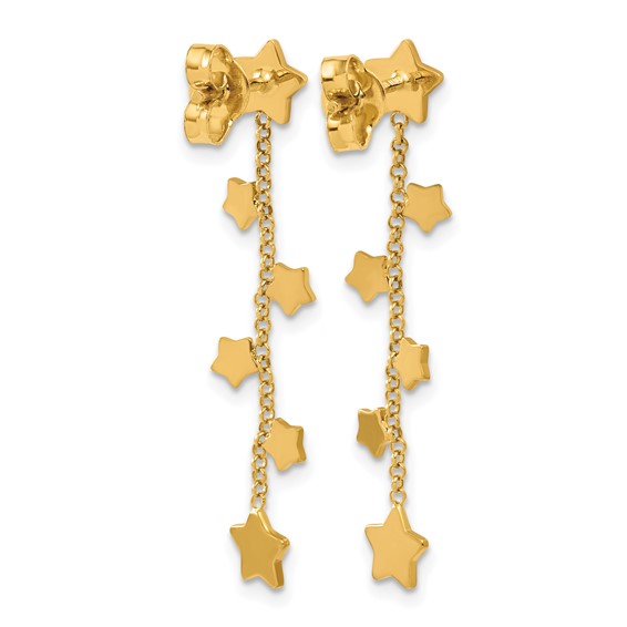 Herco 14K Gold Earrings Stars