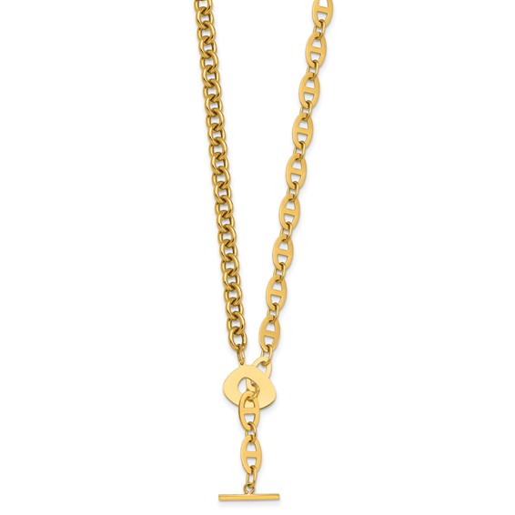 HERCO Gold Mixed Link Necklaces