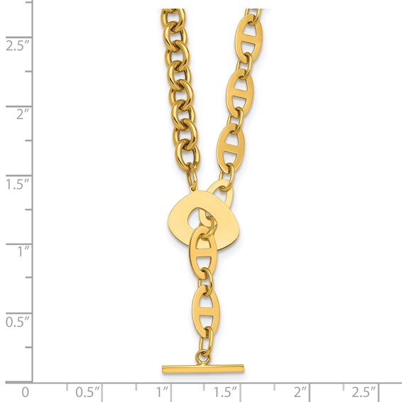 HERCO Gold Mixed Link Necklaces