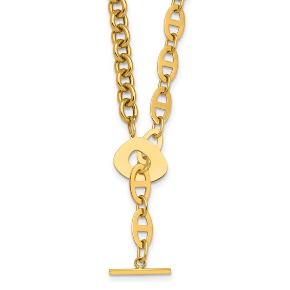 HERCO Gold Mixed Link Necklaces