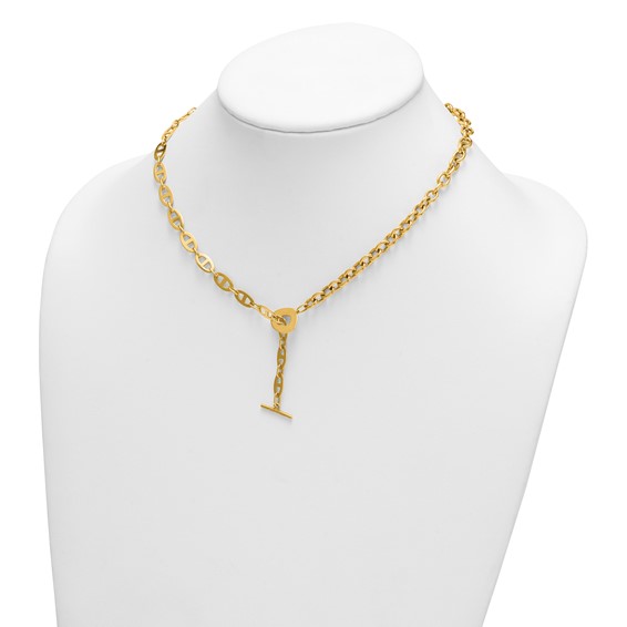 HERCO Gold Mixed Link Necklaces
