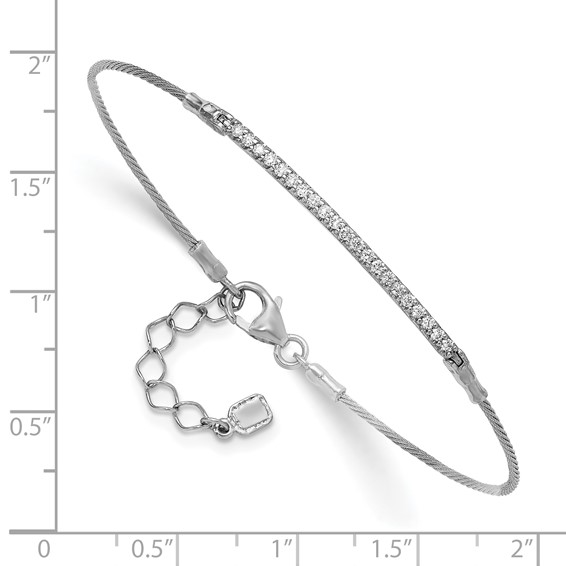 HERCO Gold Diamond Cable Wire Bracelets