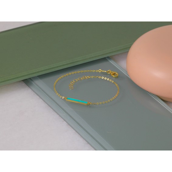 HERCO Gold Pink & White Mother of Pearl Flower Bracelets