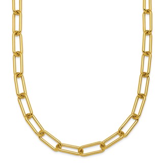 Herco 14K Polished 4.8mm Solid Paperclip Link 22 Inch Necklace