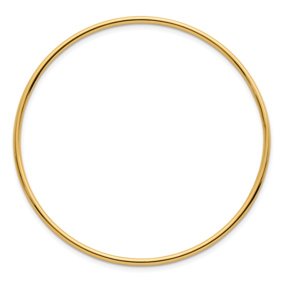 Herco 14K Polished 2mm Slip-on Bangle