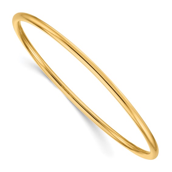 HERCO Gold Solid 2.9mm Slip On Bangles