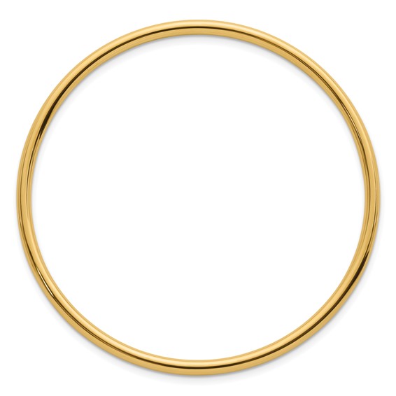 Herco 14K Polished Solid 2.9mm Slip-on Bangle