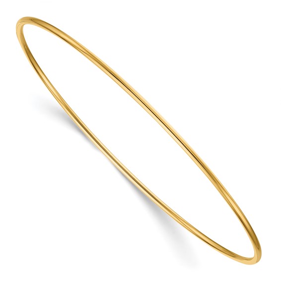 Herco 14K Polished 1.5mm Slip-on Bangle