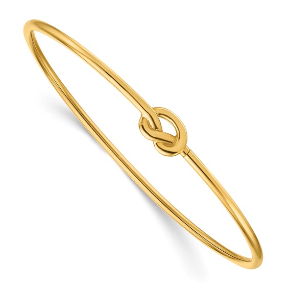 Herco 14K Polished Knot Bangle