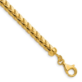 Herco 14K Polished 4.75mm Solid Franco 22 Inch Chain