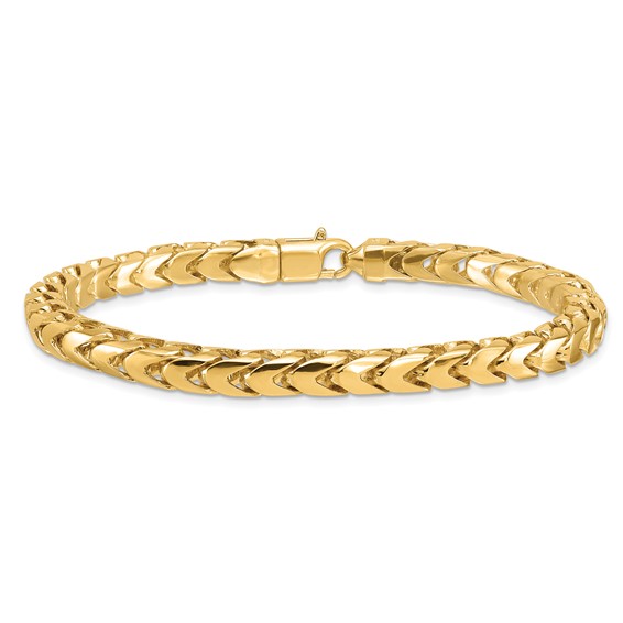 Herco Gold Solid Customizable Franco Link Chain