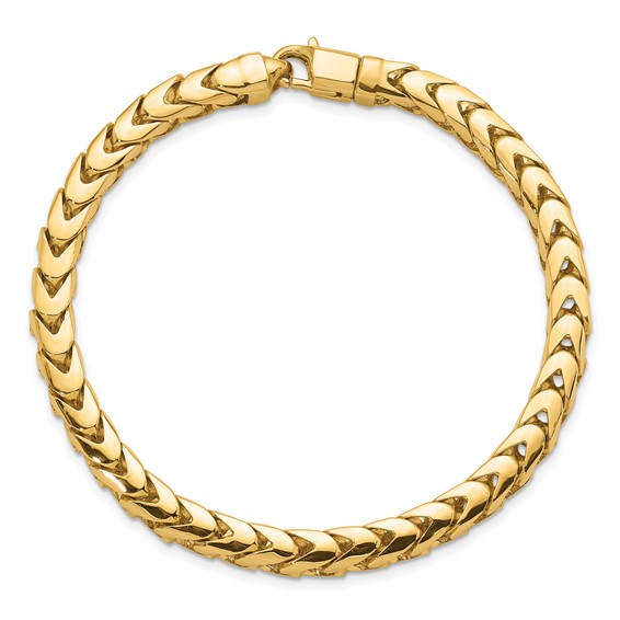 Herco Gold Solid Customizable Franco Link Chain