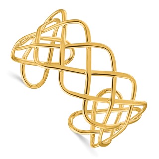 Herco 14K Polished Fancy Cuff Bangle
