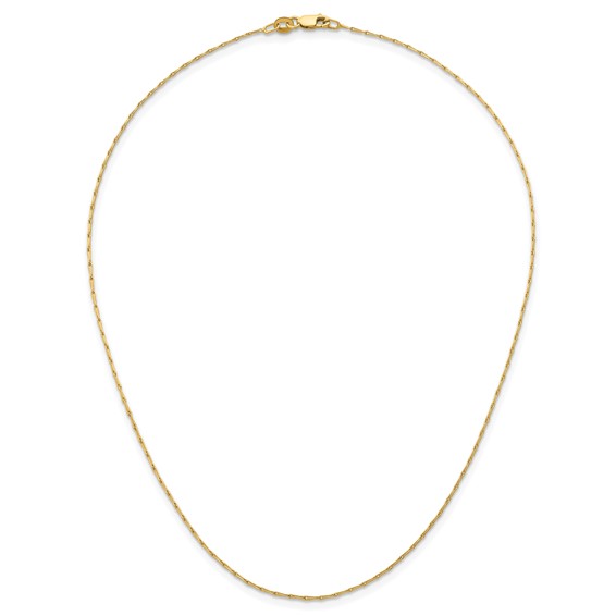 Herco Gold 1.2mm Fancy Link Chain