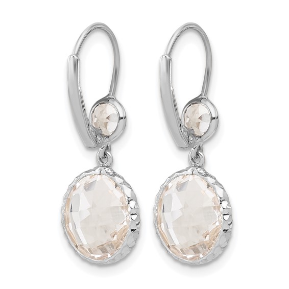 Herco Gold Polished Gemstone Dangle Earrings