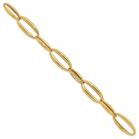 HERCO Gold Shiny Mixed Oval Link Bracelets