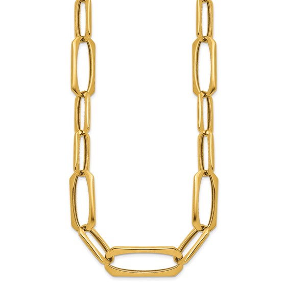 HERCO Gold Shiny Mixed Link Necklaces