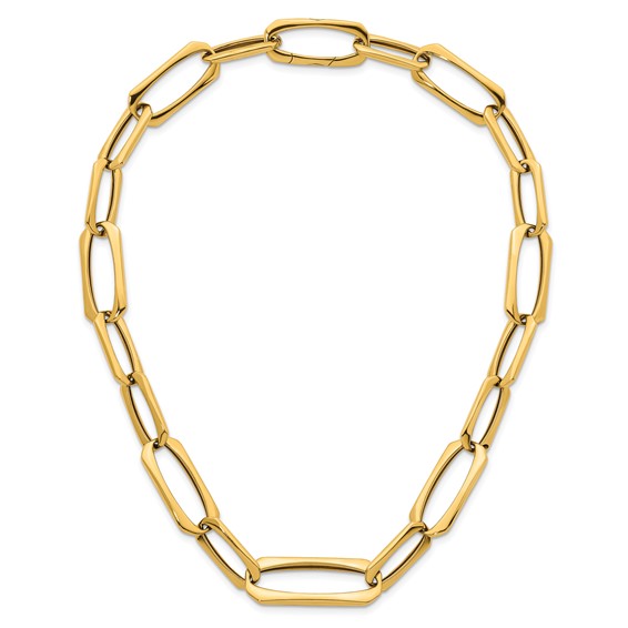 HERCO Gold Shiny Mixed Link Necklaces