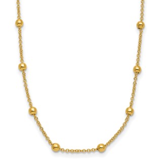 Herco Gold Beaded Cable Chain