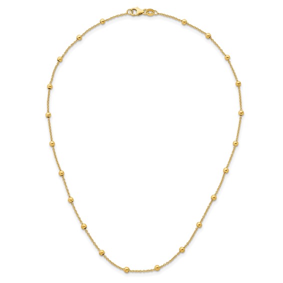 Herco Gold Beaded Cable Chain