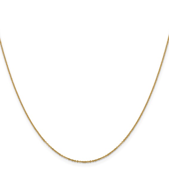 Leslie's 14K 1.1mm Flat Cable Chain