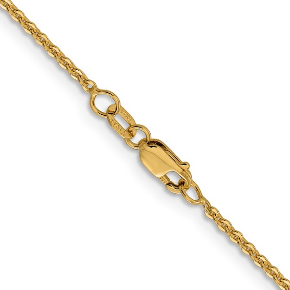 Leslie's 14K 1.7mm Flat Cable Chain