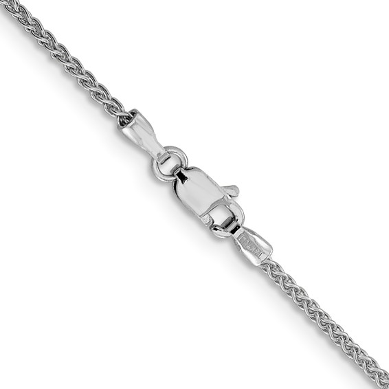 Leslie's 14K White Gold 1.5mm Spiga Chain