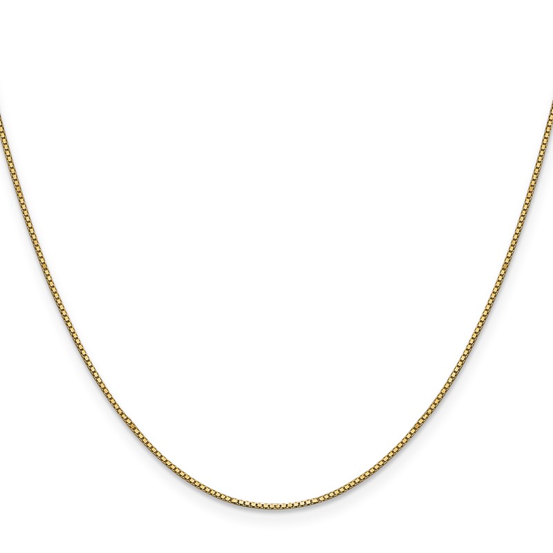 14K .9mm Box Chain