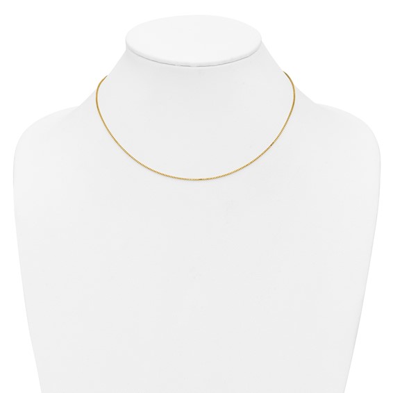 Leslie's 14K .9mm Box Chain