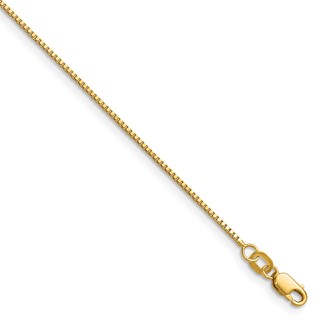 Leslie's 14K .9mm Box Chain