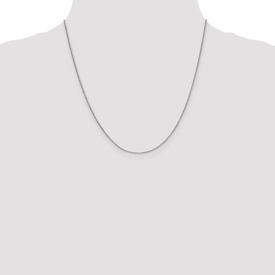 Leslie's 14K White Gold .9mm Round Snake Chain