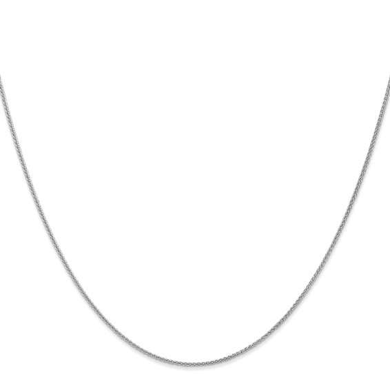 Leslie's 14K White Gold 1.0mm Spiga Chain