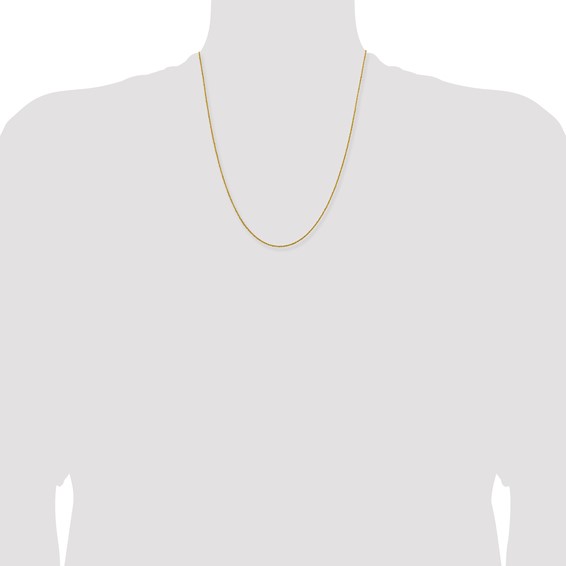 Leslie's 14K 1mm Sparkle Singapore Chain