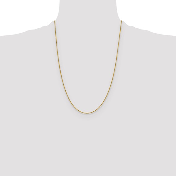 Leslie's 14K 1mm Sparkle Singapore Chain