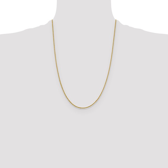 Leslie's 14K 1.3mm Sparkle Singapore Chain