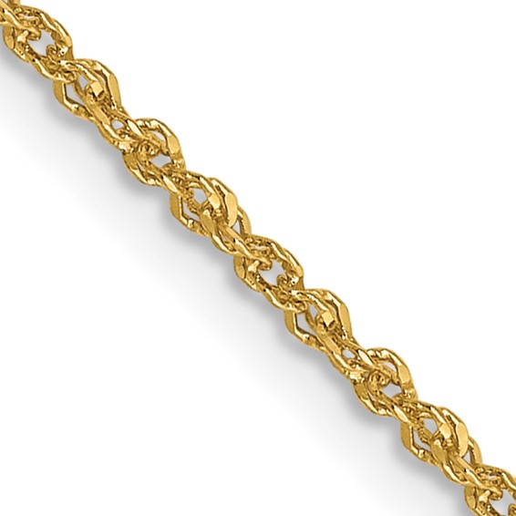 Leslie's 14K 1.3mm Sparkle Singapore Chain