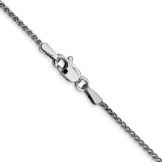 Leslie's 14K White Gold 1.2mm Spiga Chain