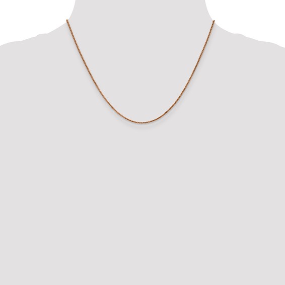 Leslie's 14K Rose Gold 1.2mm Spiga Chain