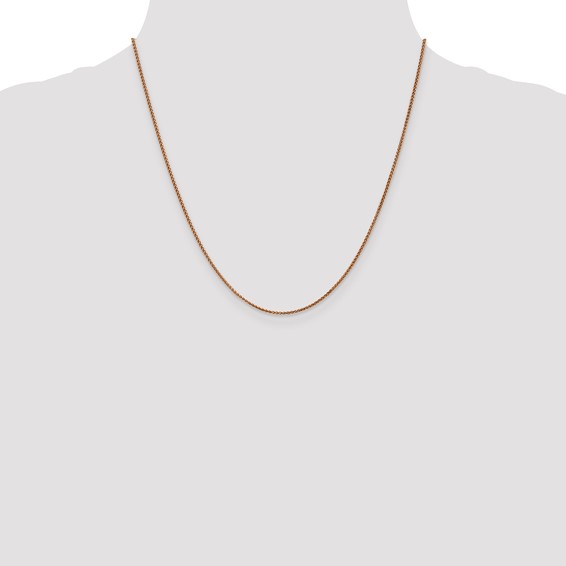 Leslie's 14K Rose Gold 1.2mm Spiga Chain