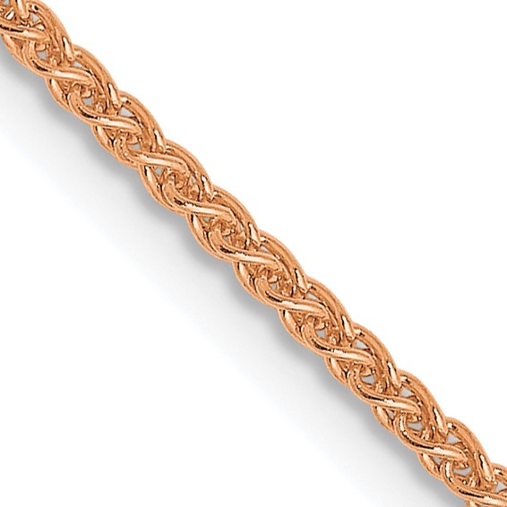 Leslie's 14K Rose Gold 1.2mm Spiga Chain