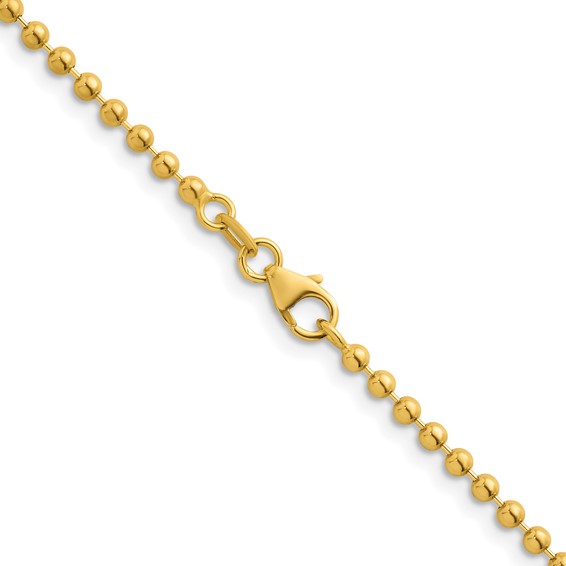 Herco Gold Solid Beaded Chain