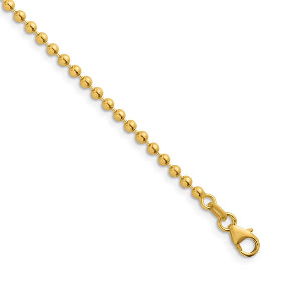 Herco Gold Solid Beaded Chain